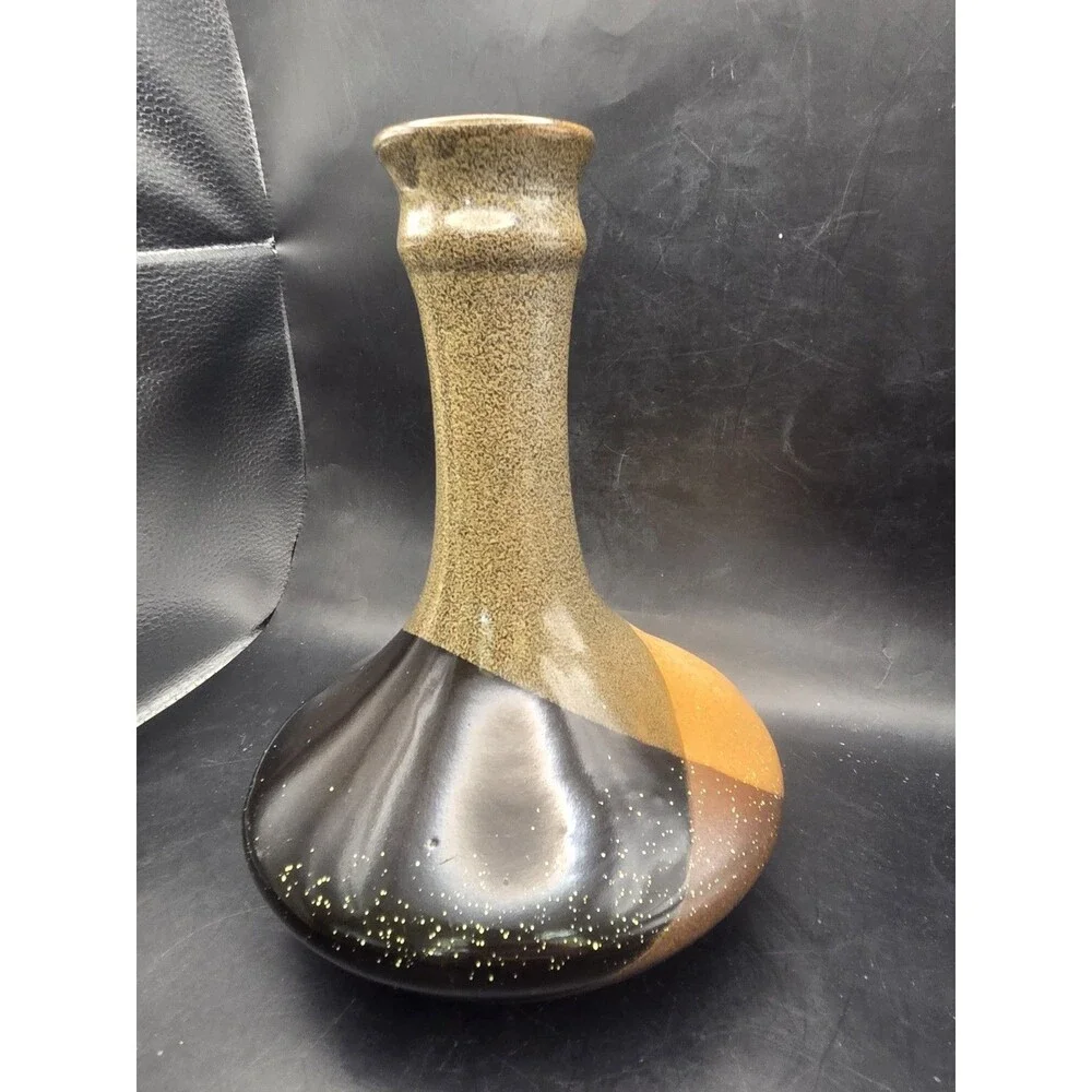 Robert Maxwell Pottery Craft USA MCM Midcentury Modern Decanter Vase No Cork